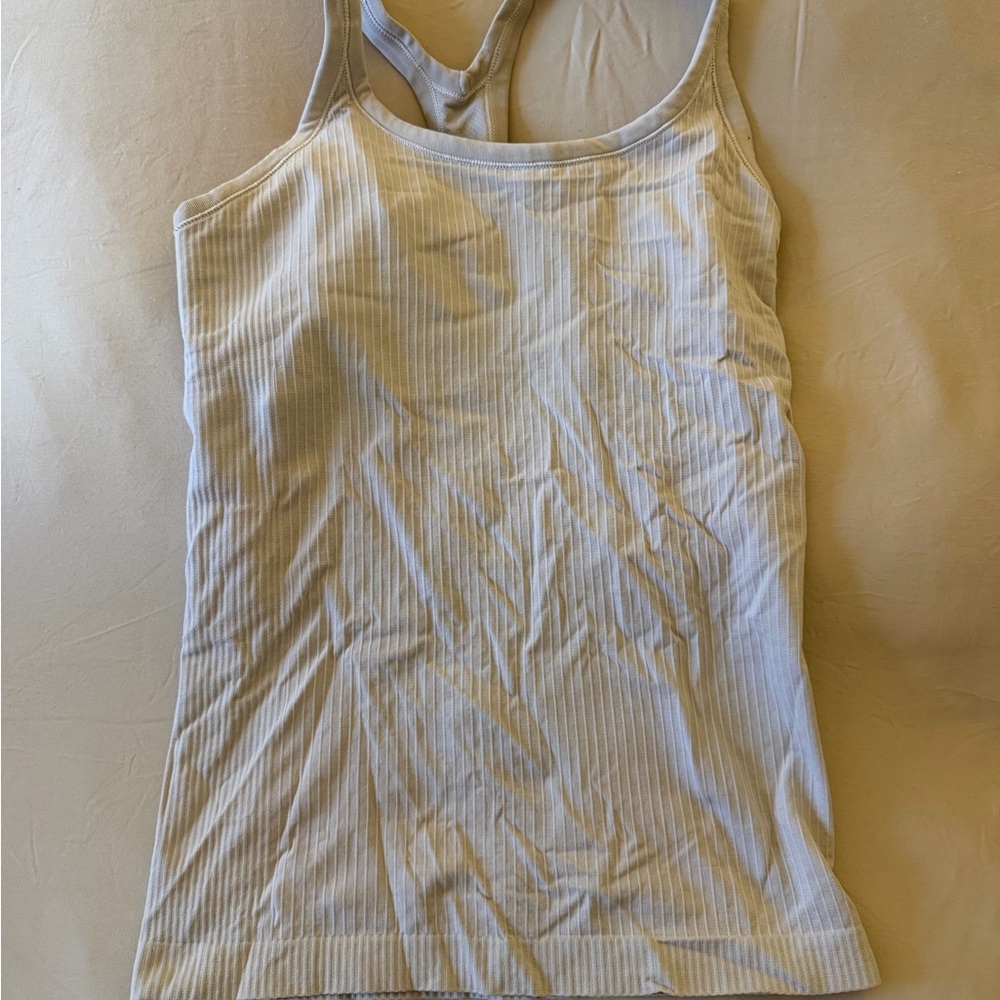 Lululemon size 6 Cream Tank Top